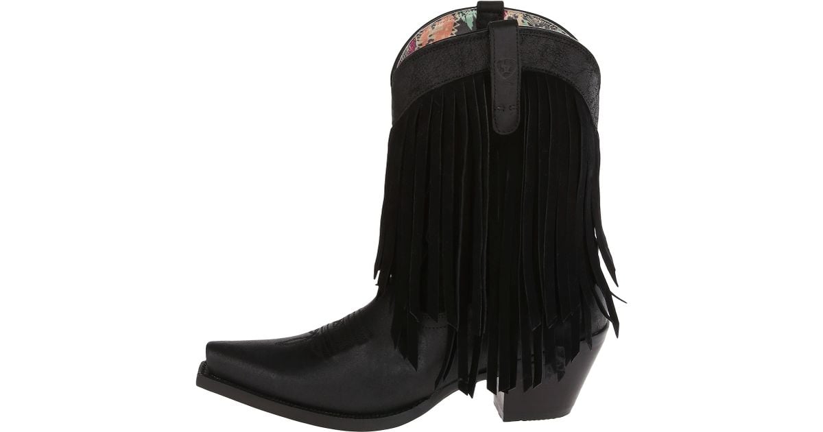 Ariat gold rush fringe deals boot