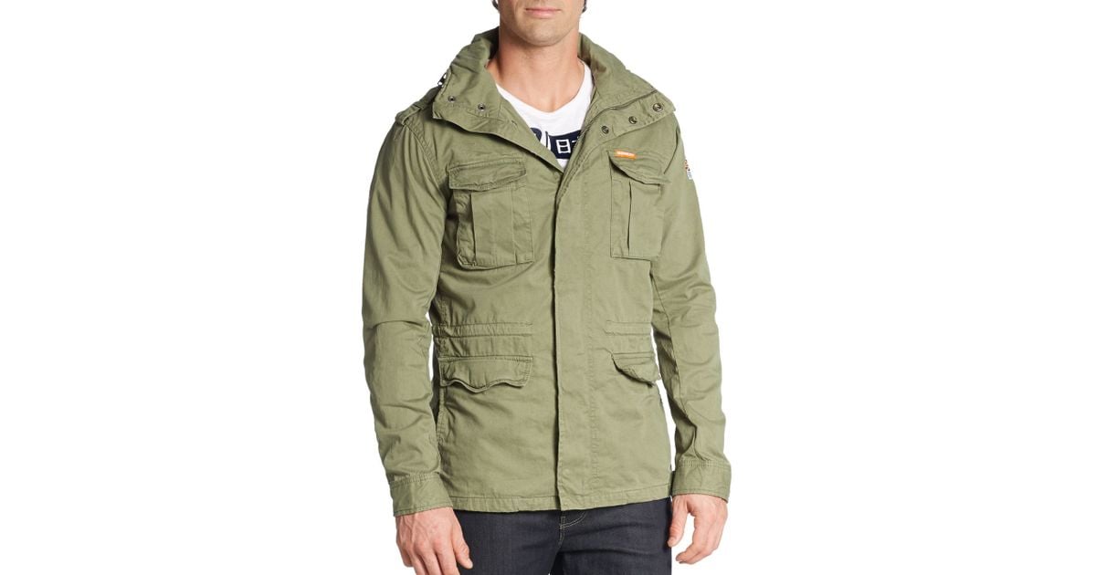 Superdry Rookie Military Jacket In Green For Men Lyst
