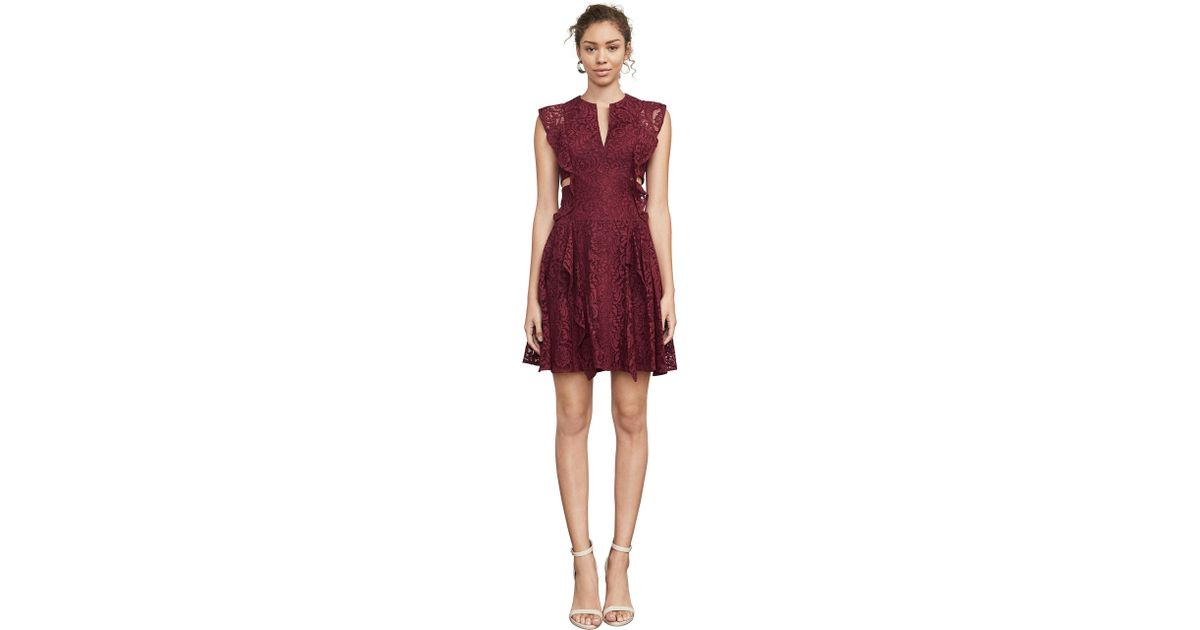 bcbg luann floral lace dress