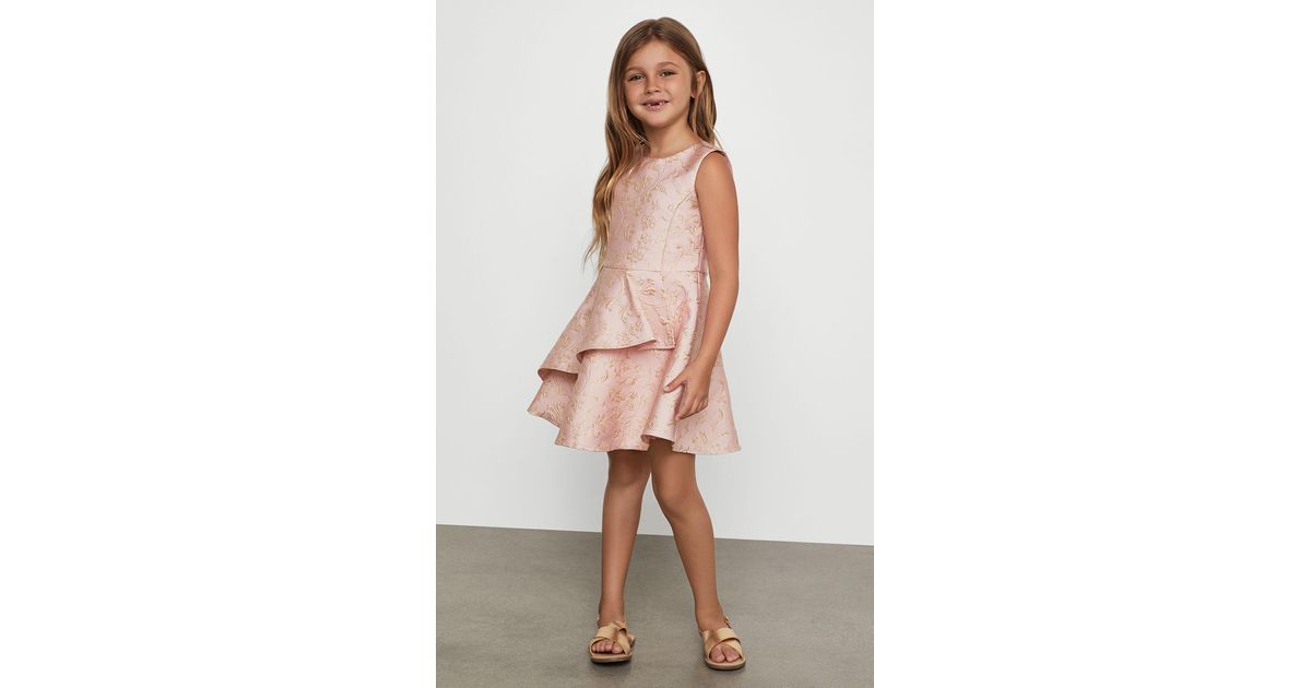 Bcbgmaxazria Pink Bcbg Metallic Jacquard Dress Bcbgmaxazria Pink Bcbg Metallic Jacquard Dress