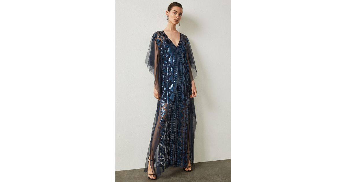 bcbg sequin caftan