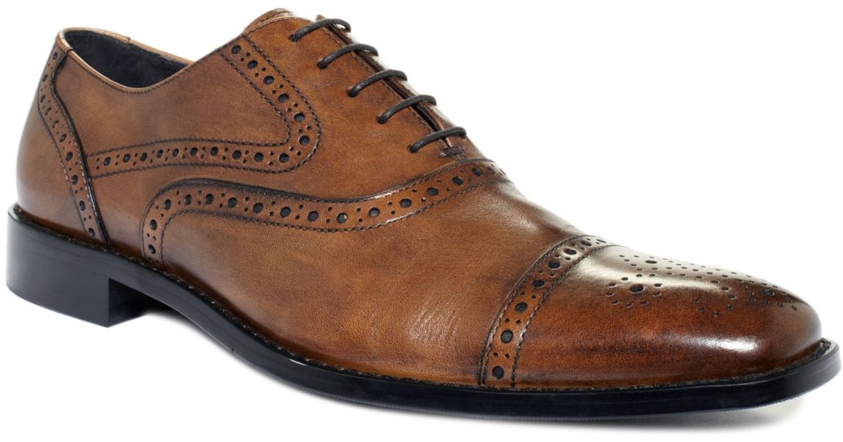 johnston murphy cap toe shoes