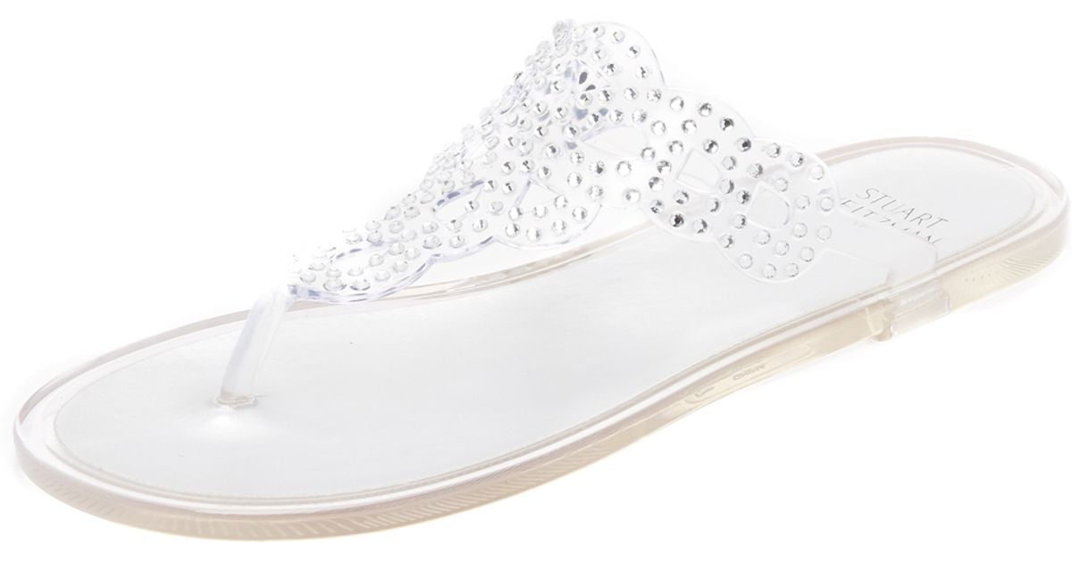 Stuart Weitzman Mermaid Jelly Sandals 