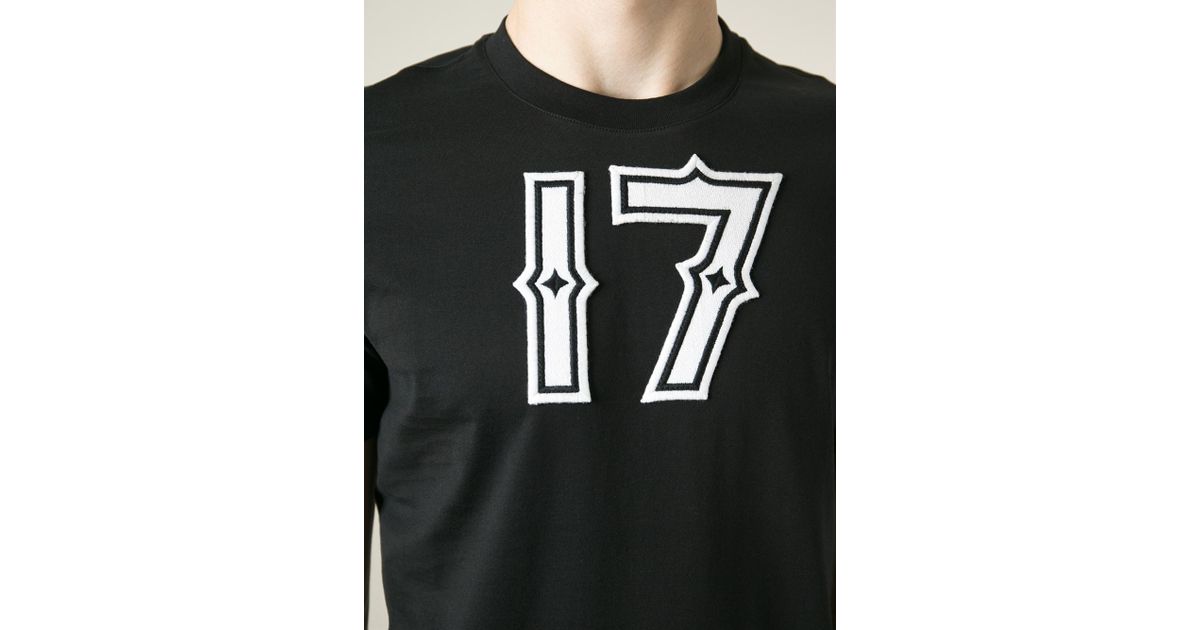 Givenchy '17' T-Shirt in Black for Men 