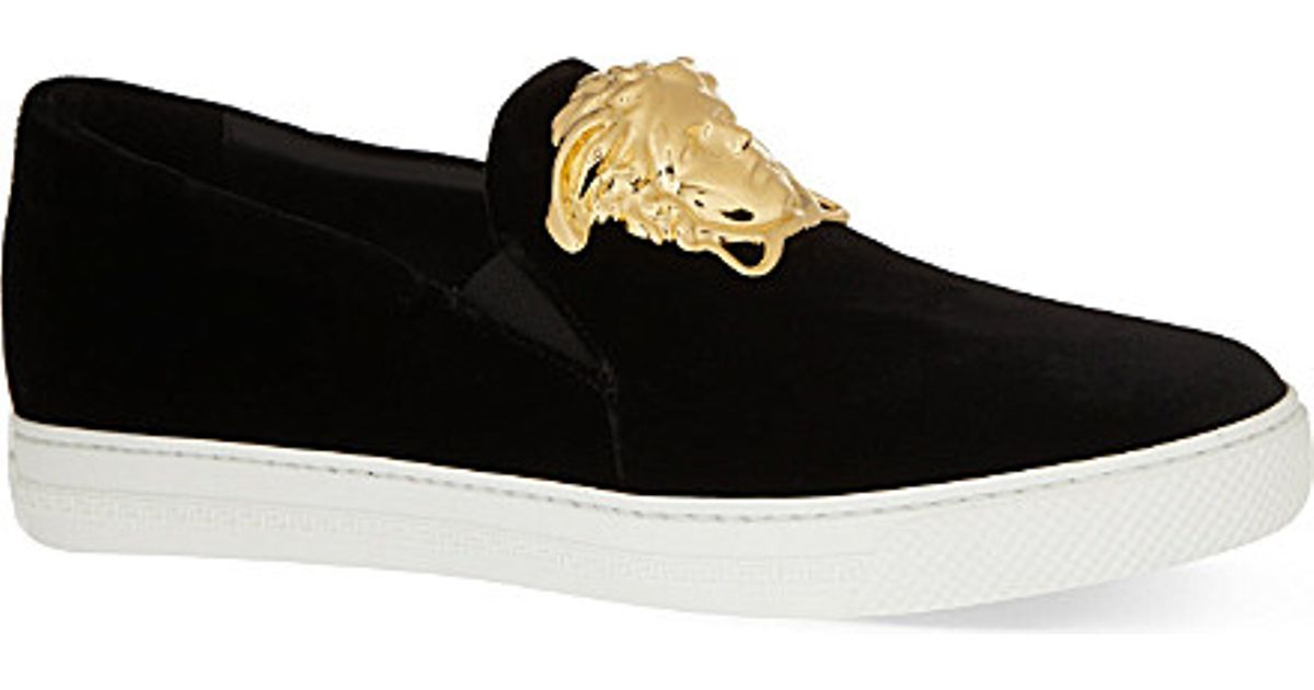 versace velvet shoes
