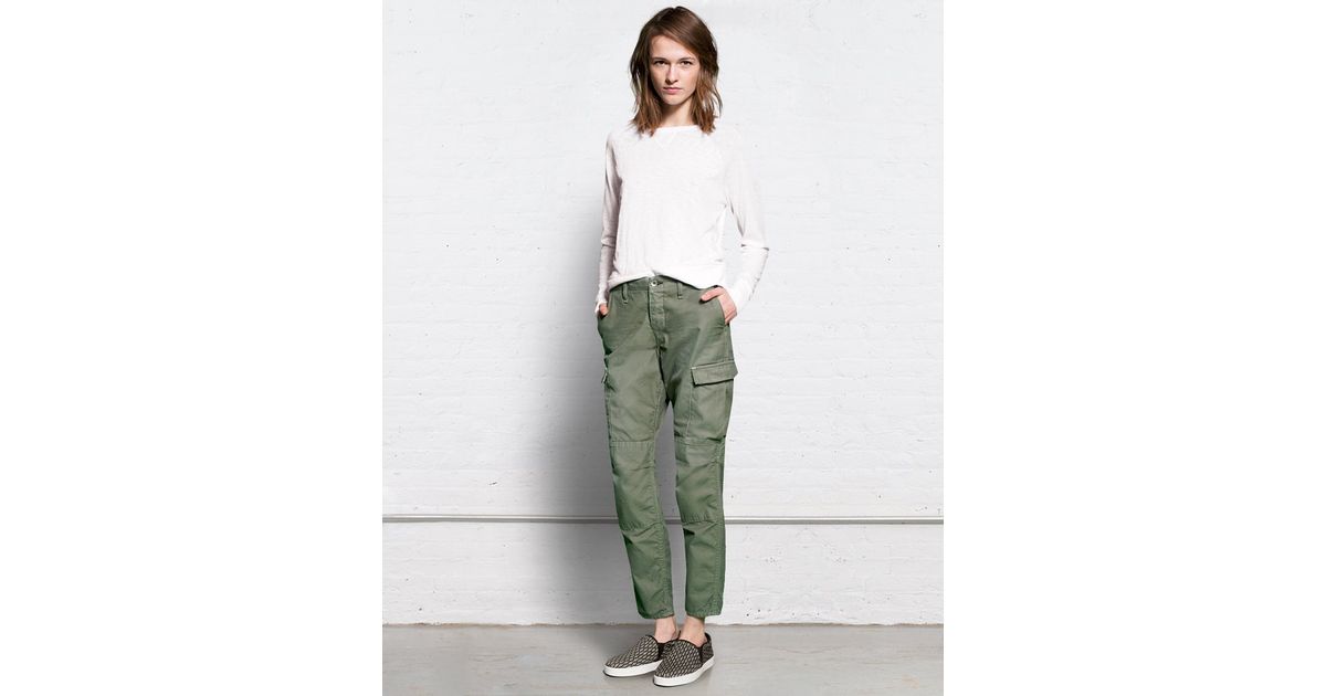rag and bone green pants