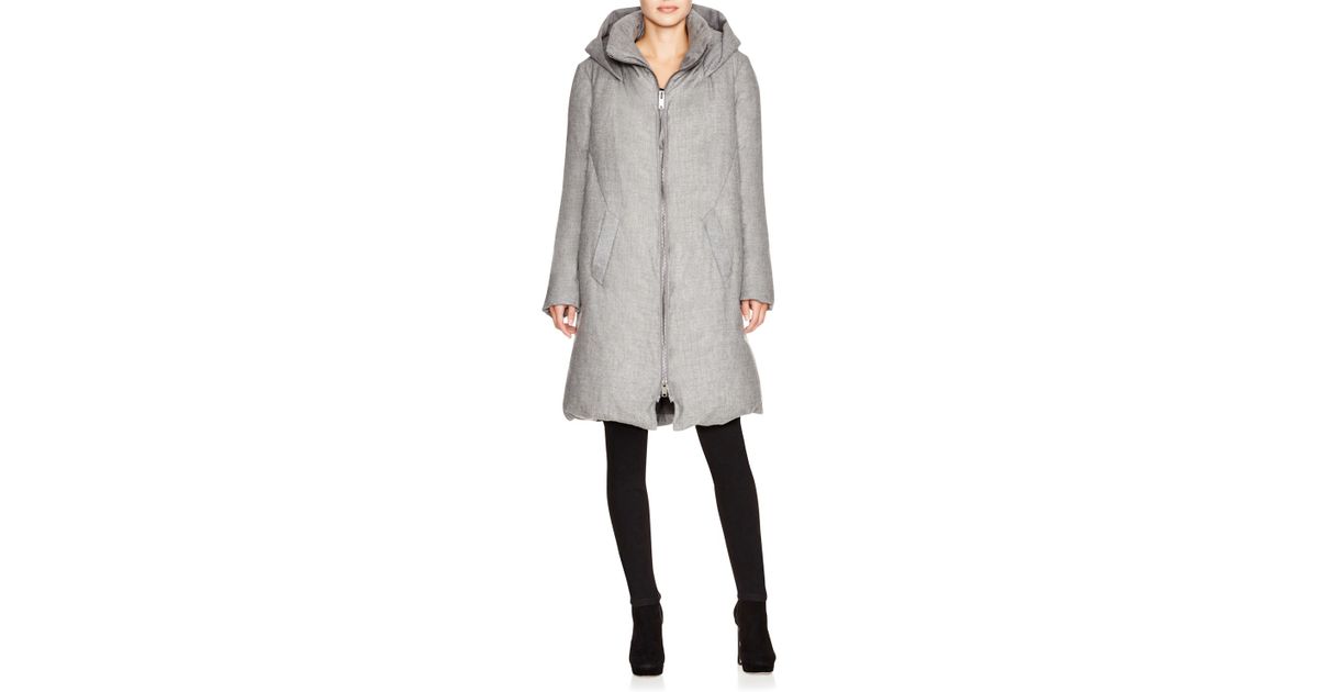 dkny duck down coat