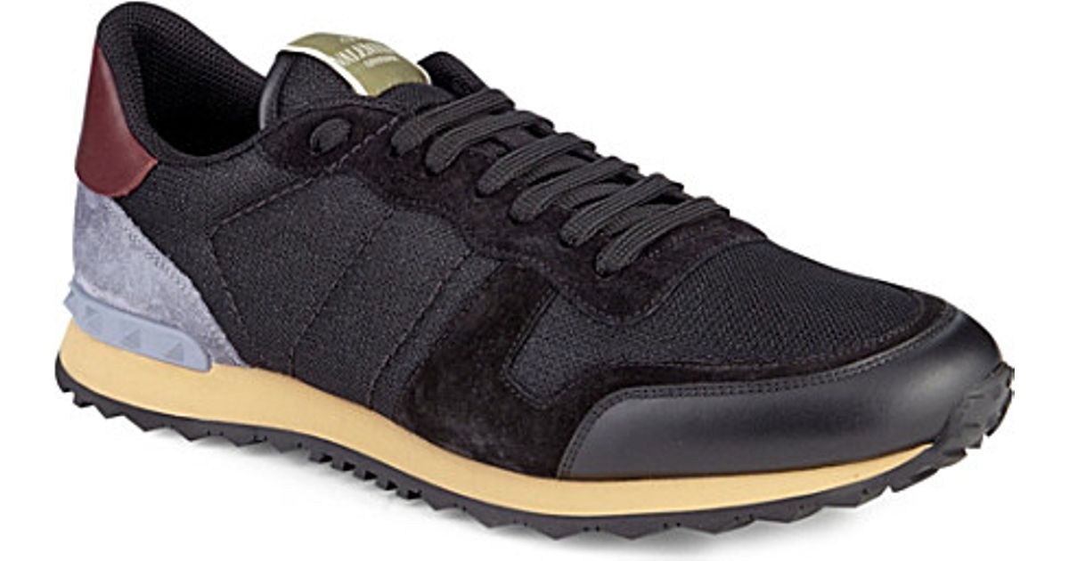 mens black valentino trainers