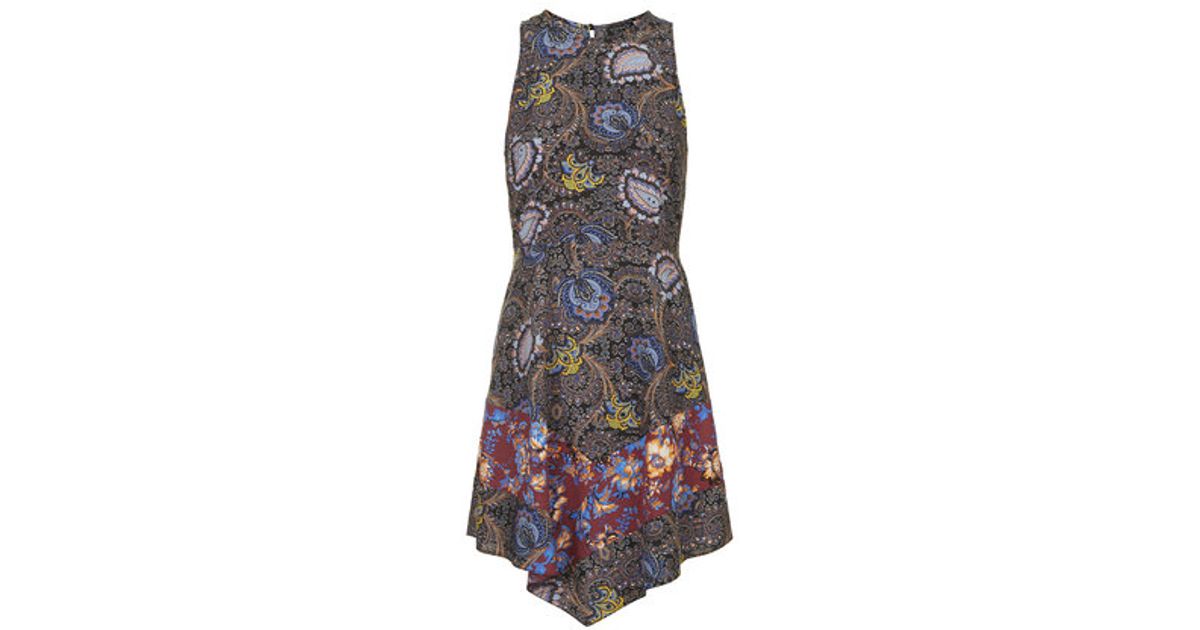 topshop hanky hem dress