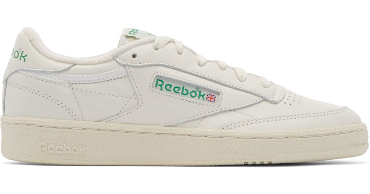reebok vintage white sneakers