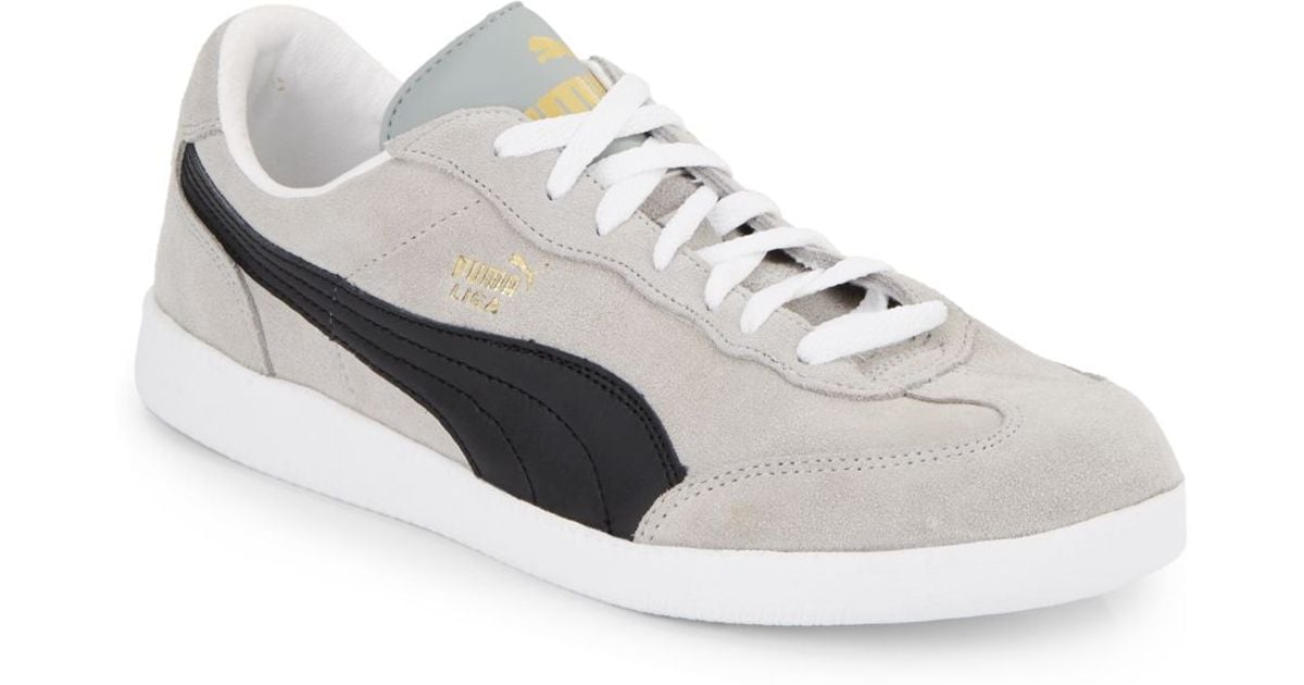 PUMA Liga Suede Sneakers in Grey (Gray) for Men | Lyst