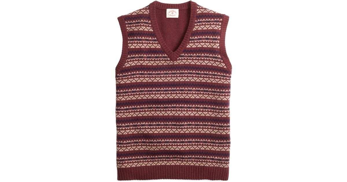 brooks brothers fair isle