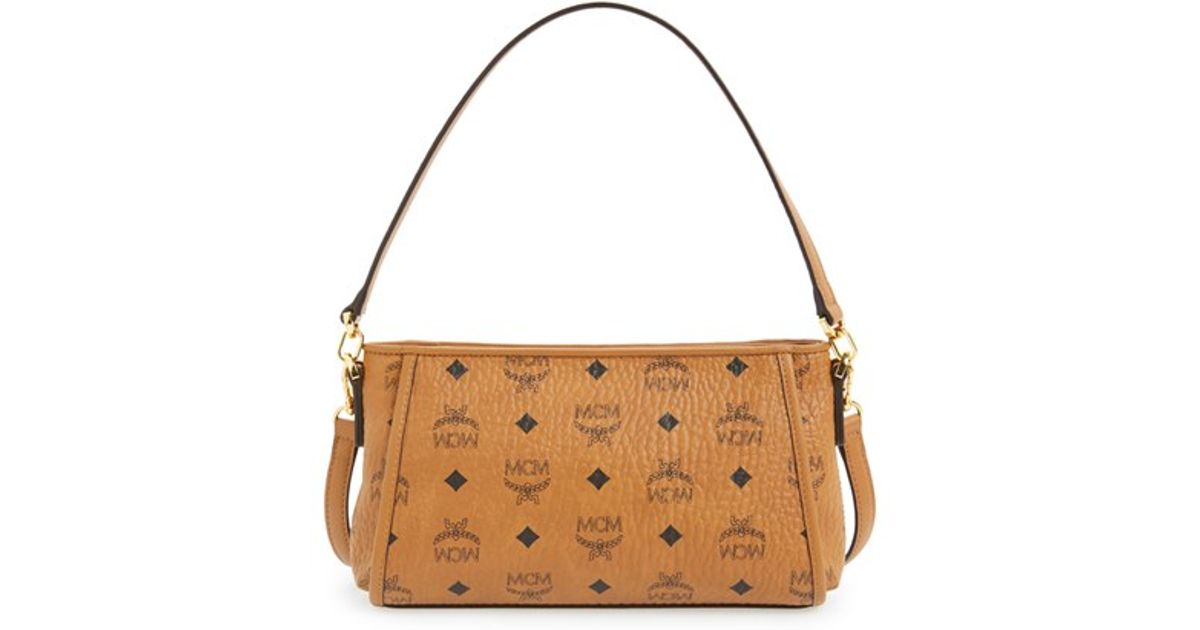 mcm small shoulder bag