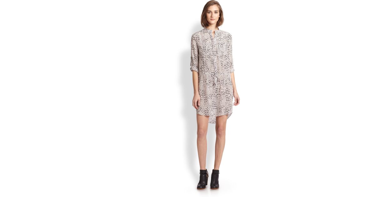 rebecca taylor cheetah print dress