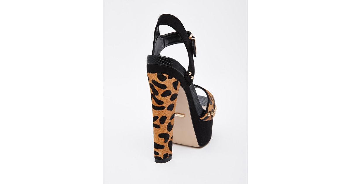 carvela leopard shoes