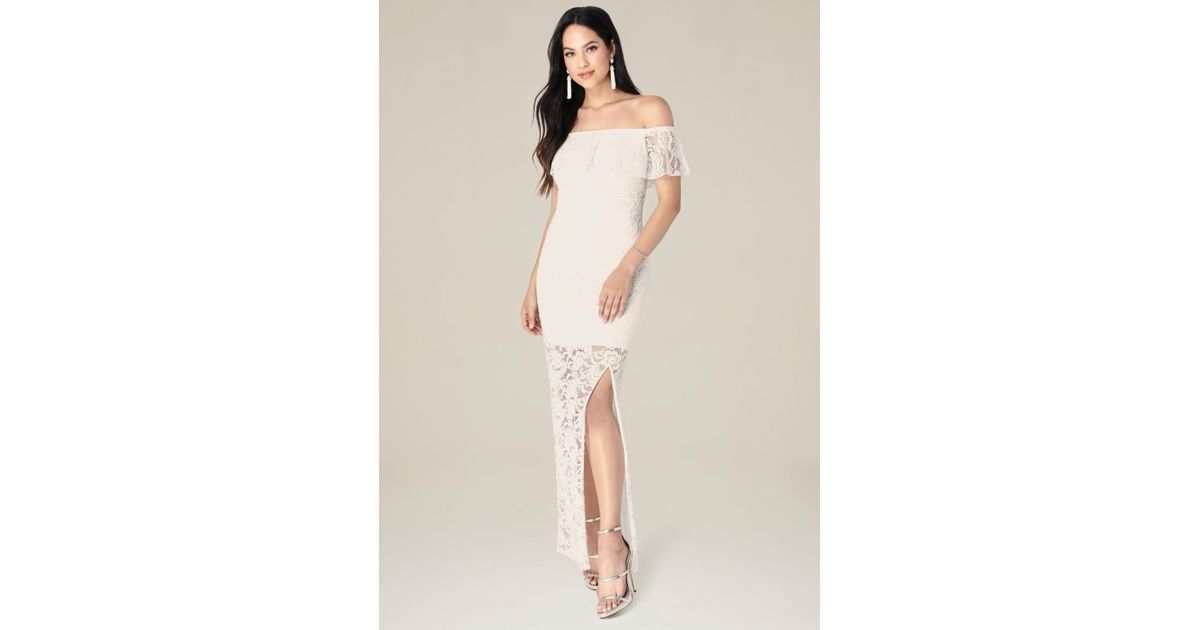 amelia lace maxi dress