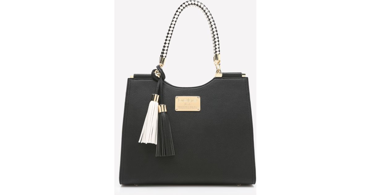 Bebe Rope Handle Tote In Black Lyst
