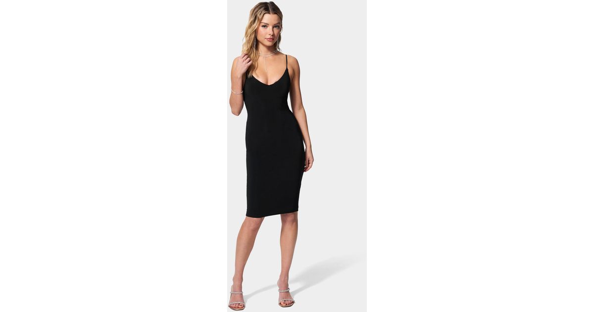 Bebe Knit Tank Dress in Black Lyst