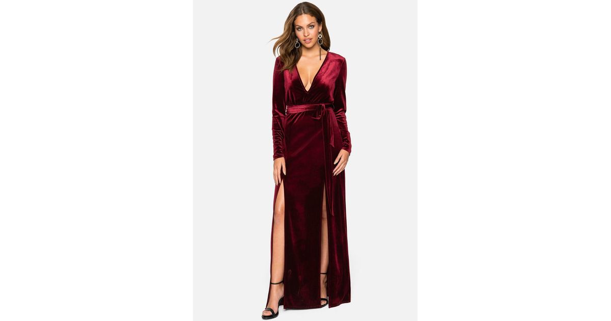 bebe velvet dress