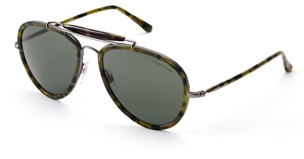 ralph lauren aviator sunglasses