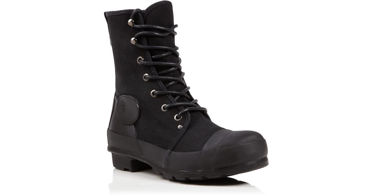 hunter canvas boots