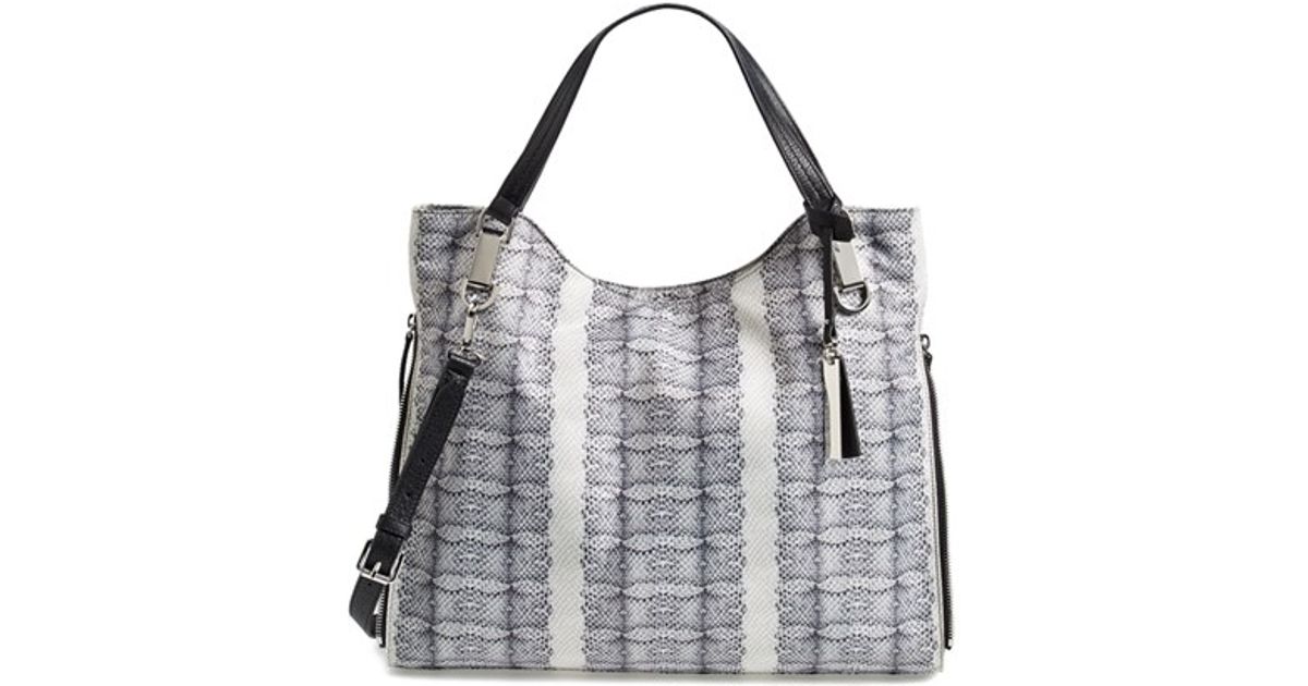 vince camuto snake tote
