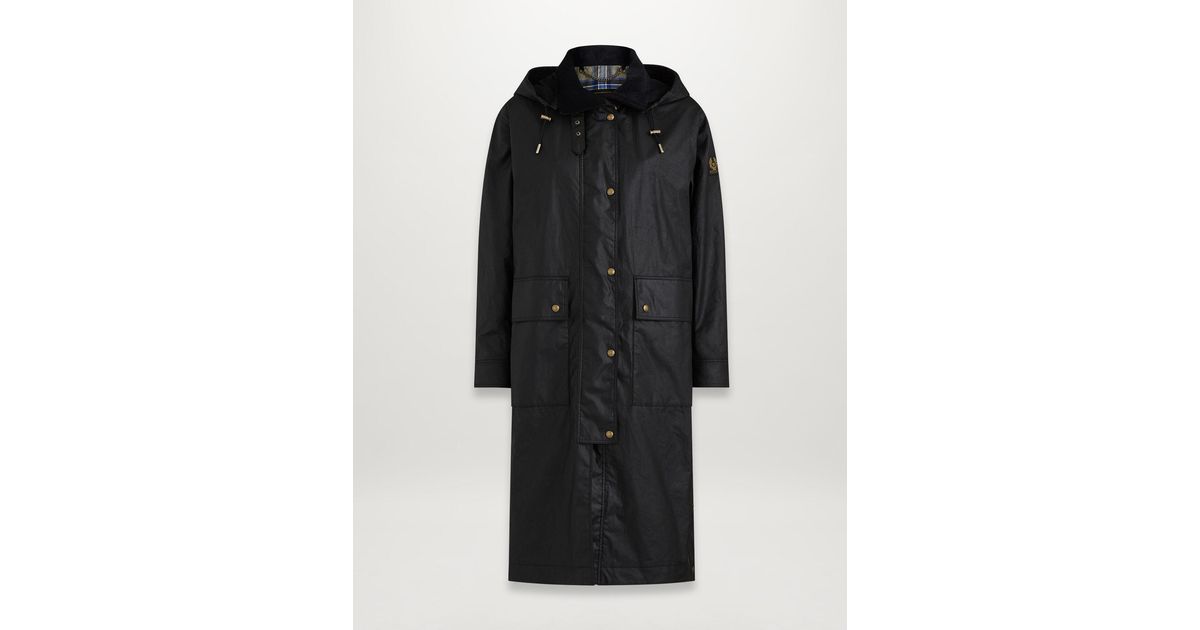Barbour floree wax coat black best sale