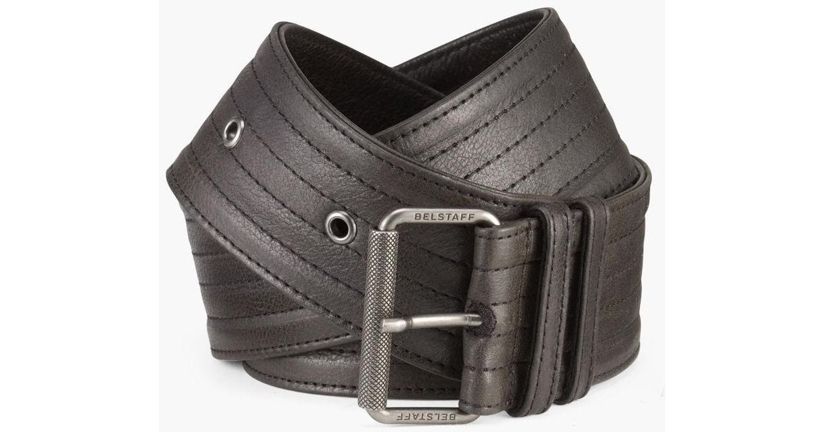 Belstaff Leather Replacement Belt Size 52-56 in Black for Men - Lyst
