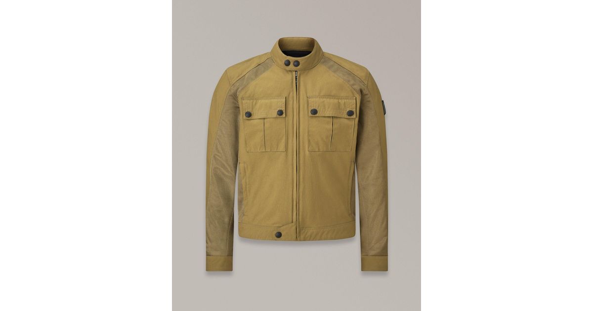 Belstaff Temple Motorcycle Jacket in Green for Men | Lyst UK