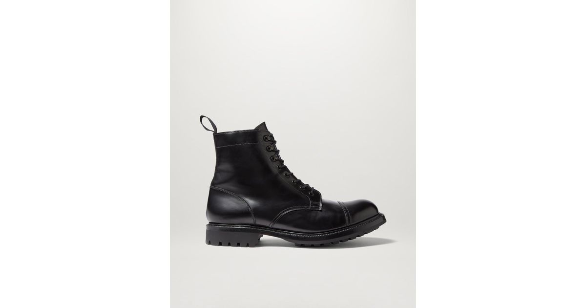 Belstaff X Grenson Service Boot No in Black for Men Lyst