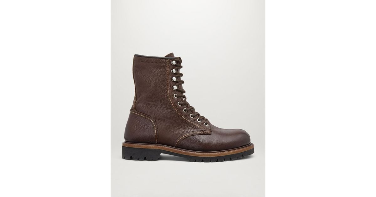 Belstaff Marshall Leather Boot in Cognac (Brown) for Men | Lyst