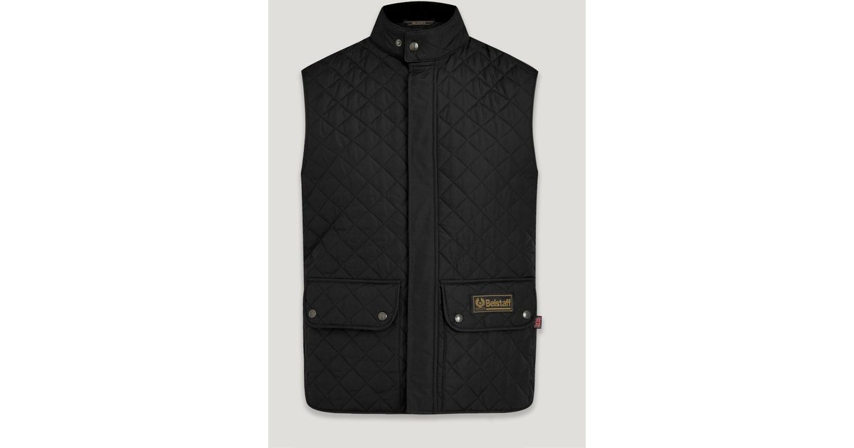 Belstaff Waistcoat Vest in Black for Men | Lyst