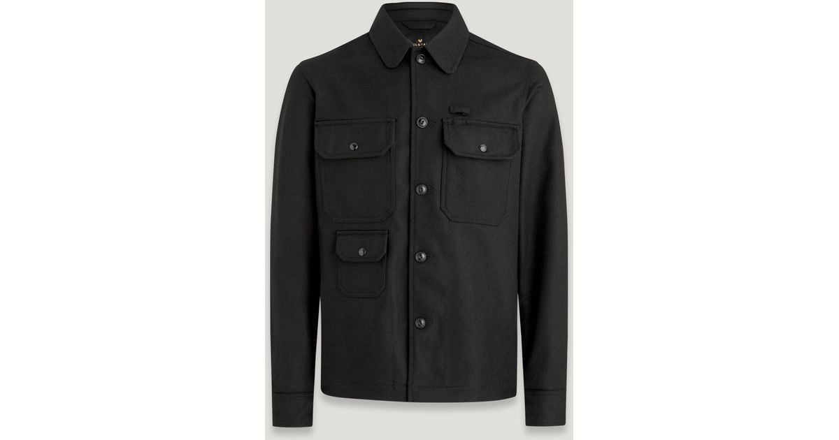 Belstaff Forge Overshirt in Black for Men | Lyst Canada