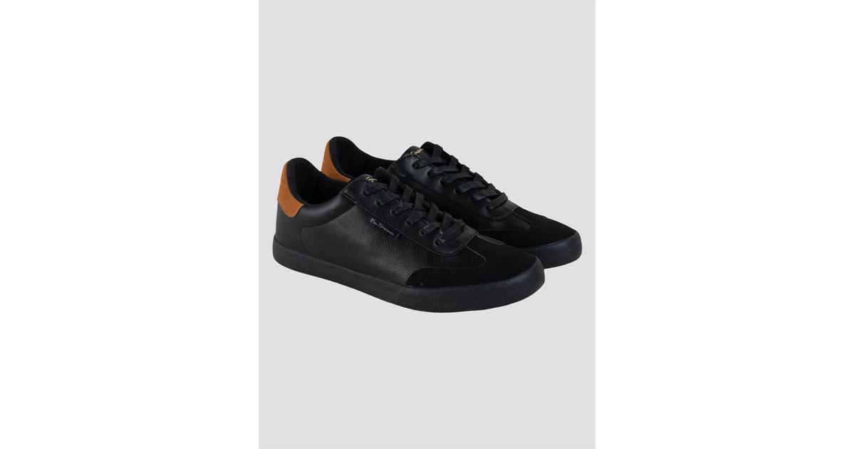 Ben Sherman Fenton Trainer Black Tan Pu for Men Lyst UK