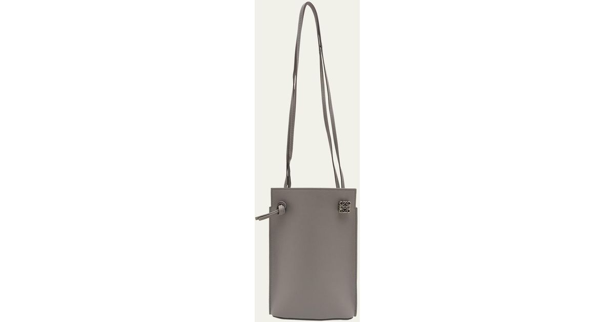 Loewe Dice Pocket Leather Shoulder Bag in Natural Lyst