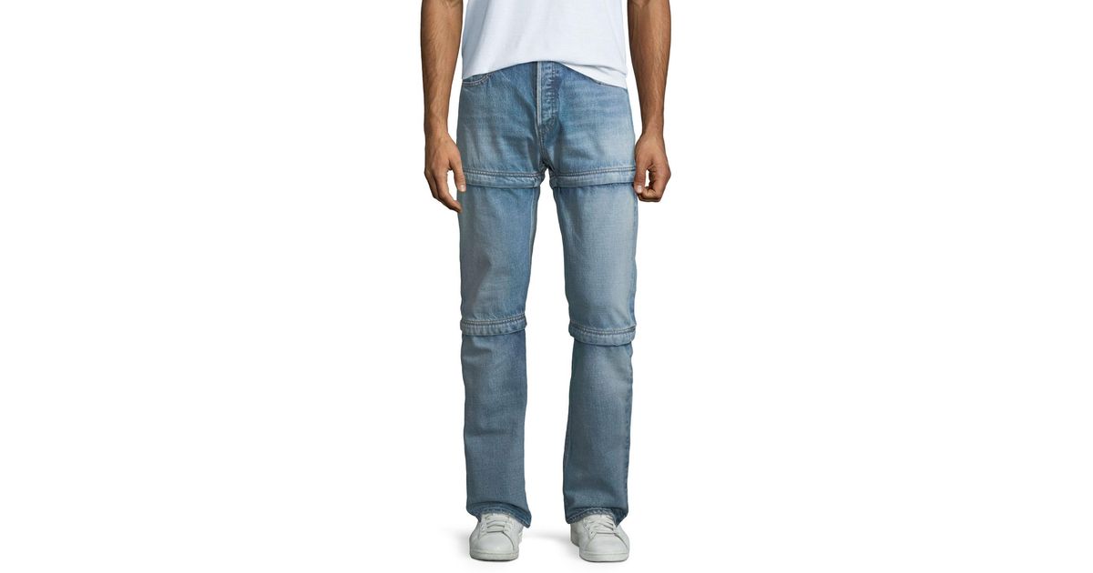 balenciaga convertible cargo jeans