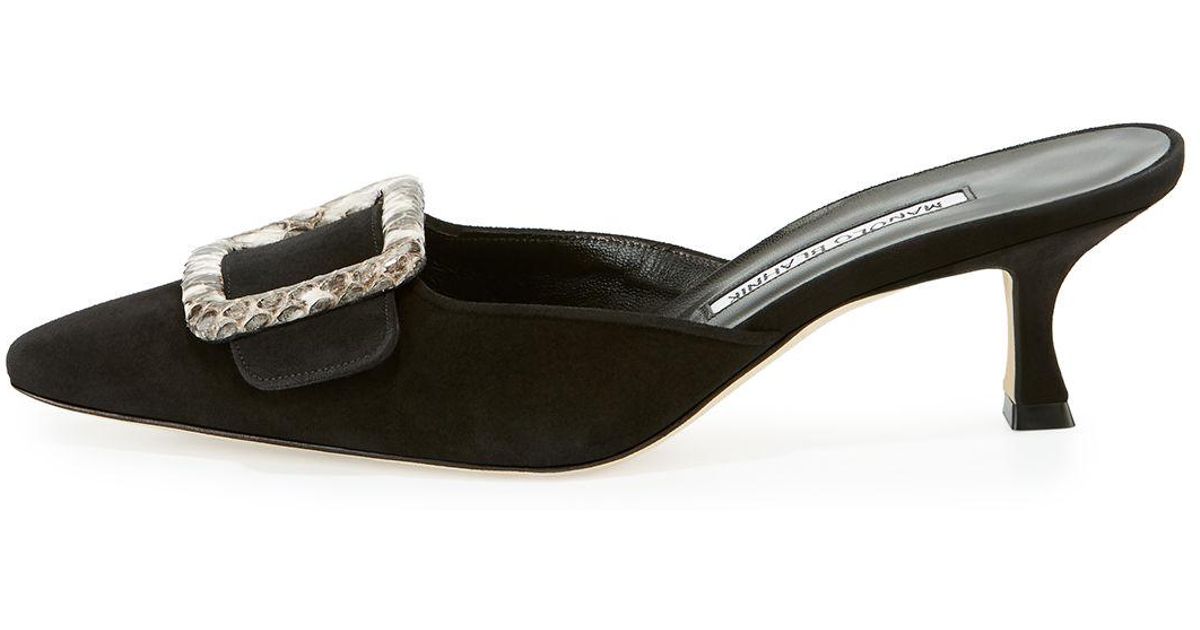 manolo blahnik mules sale