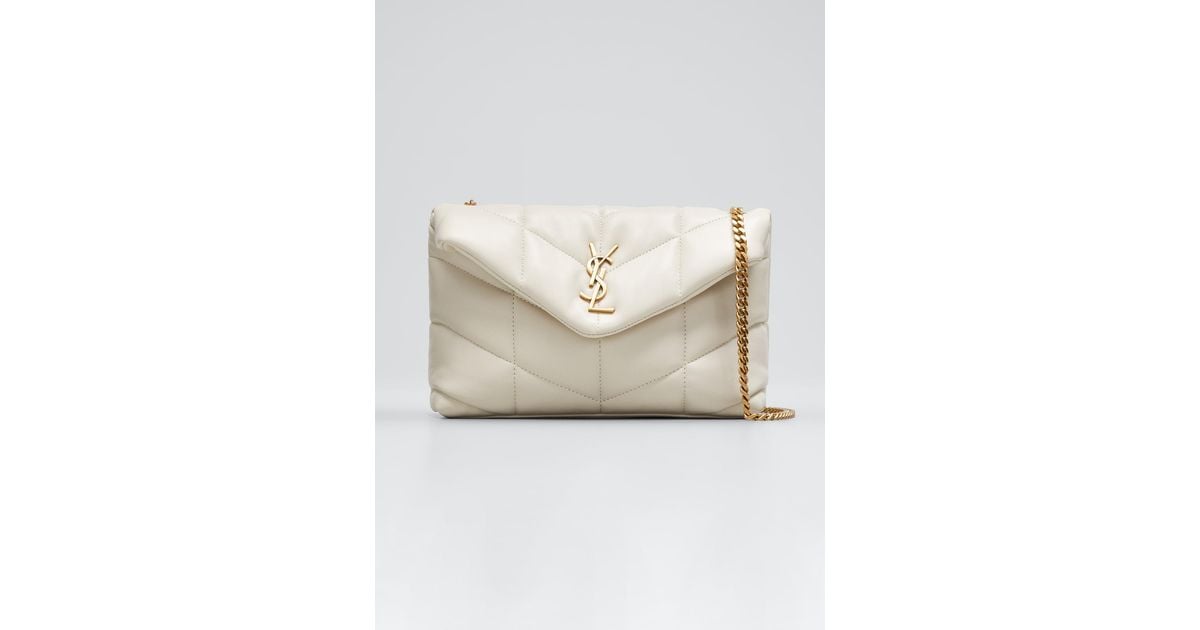 loulou toy ysl matelasse calfskin envelope crossbody bag