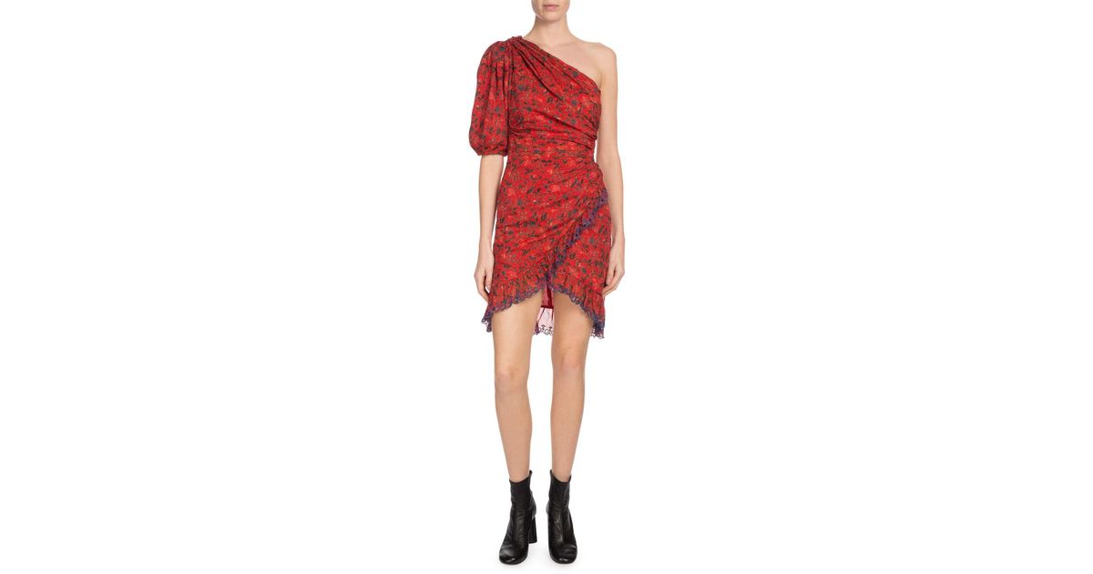 isabel marant etoile red dress