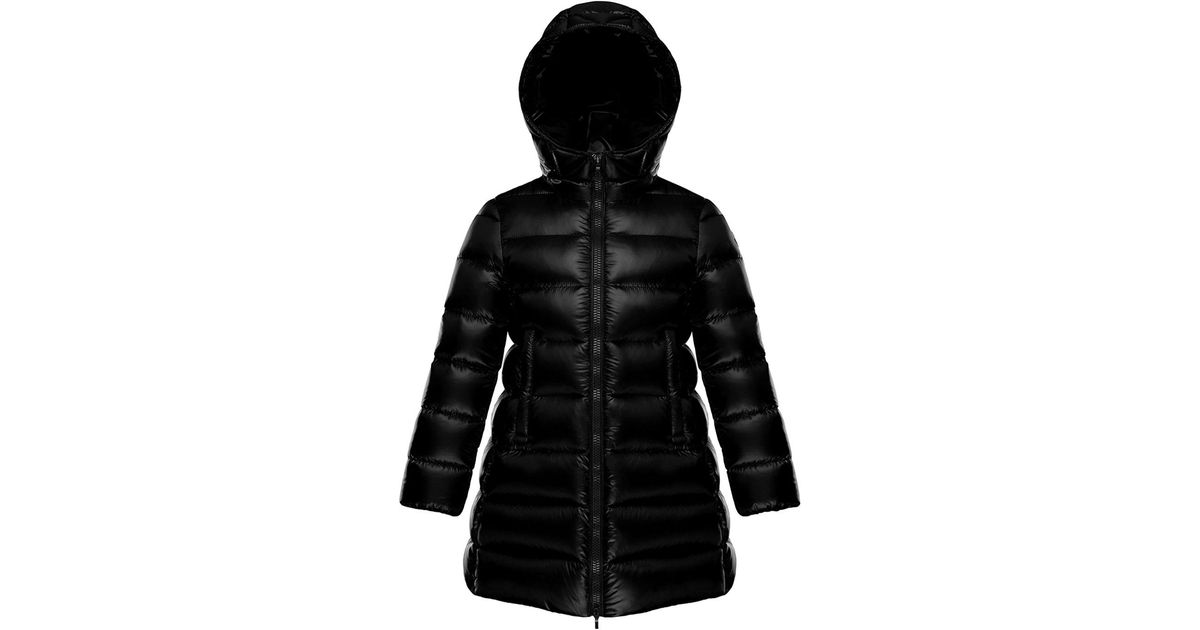 suyen hooded long puffer coat