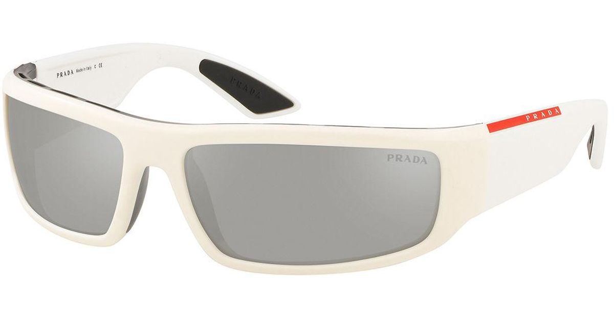 white prada glasses 