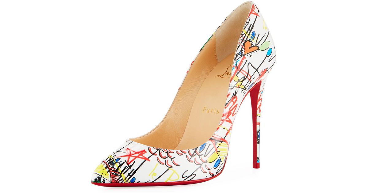 christian louboutin pigalle follies satin red sole pump multicolor christian louboutin pigalle follies satin red sole pump multicolor