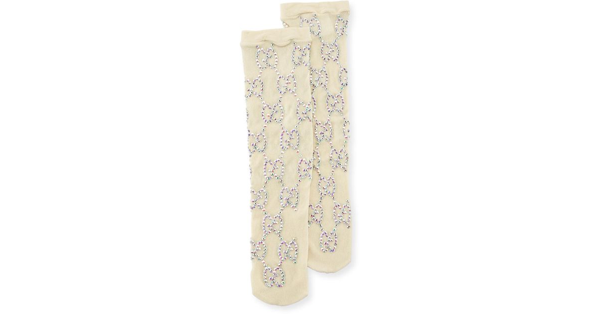 crystal gucci socks