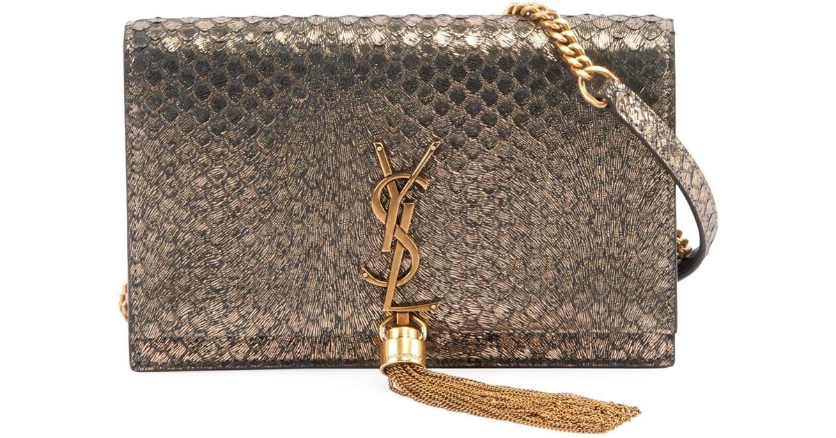 ysl gold tassel bag