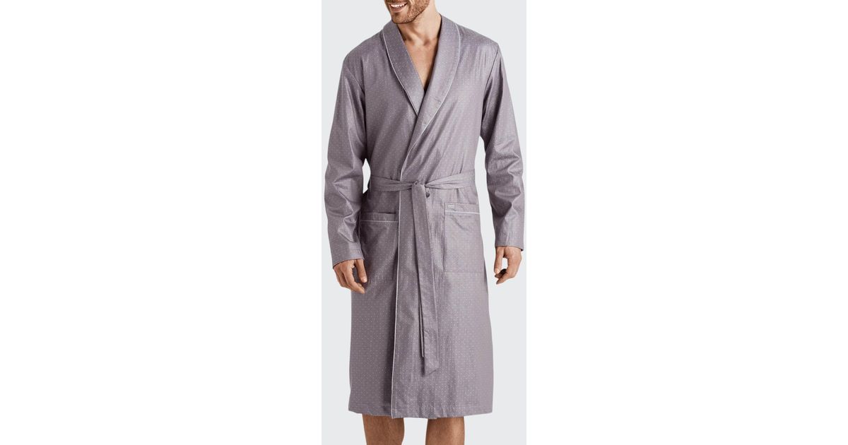 hanro mens robe