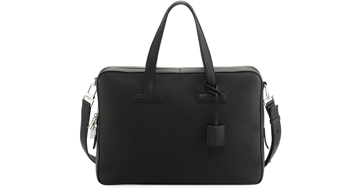 small black briefcase