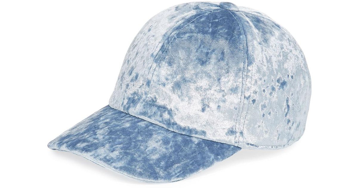 velvet baseball cap hat