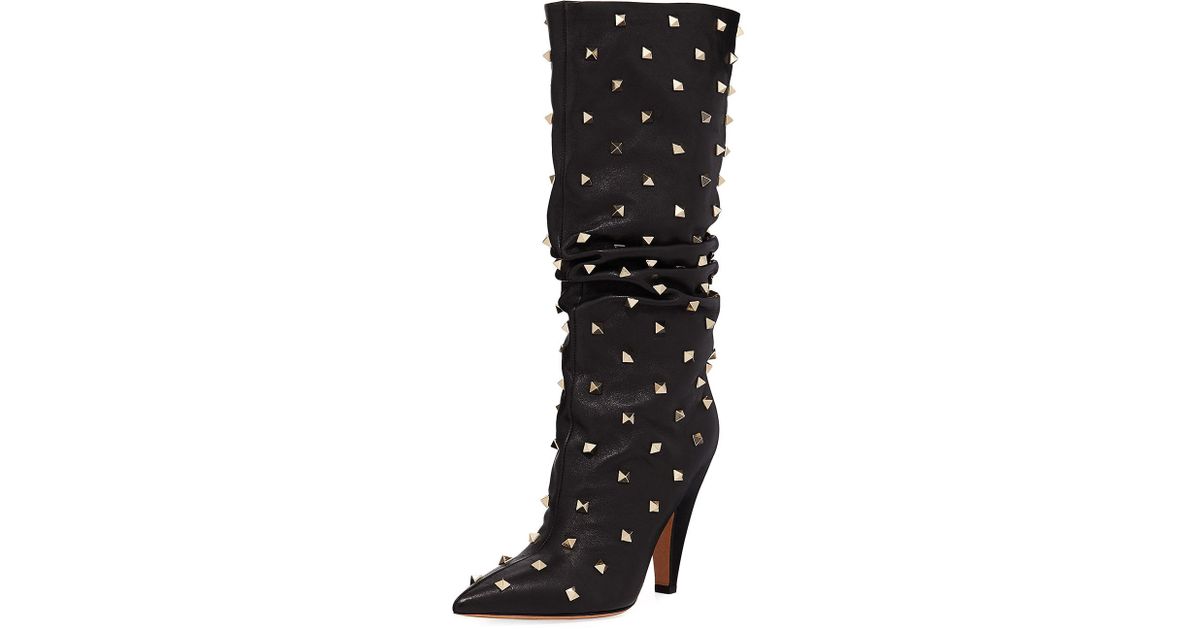 scrunch mid calf boots