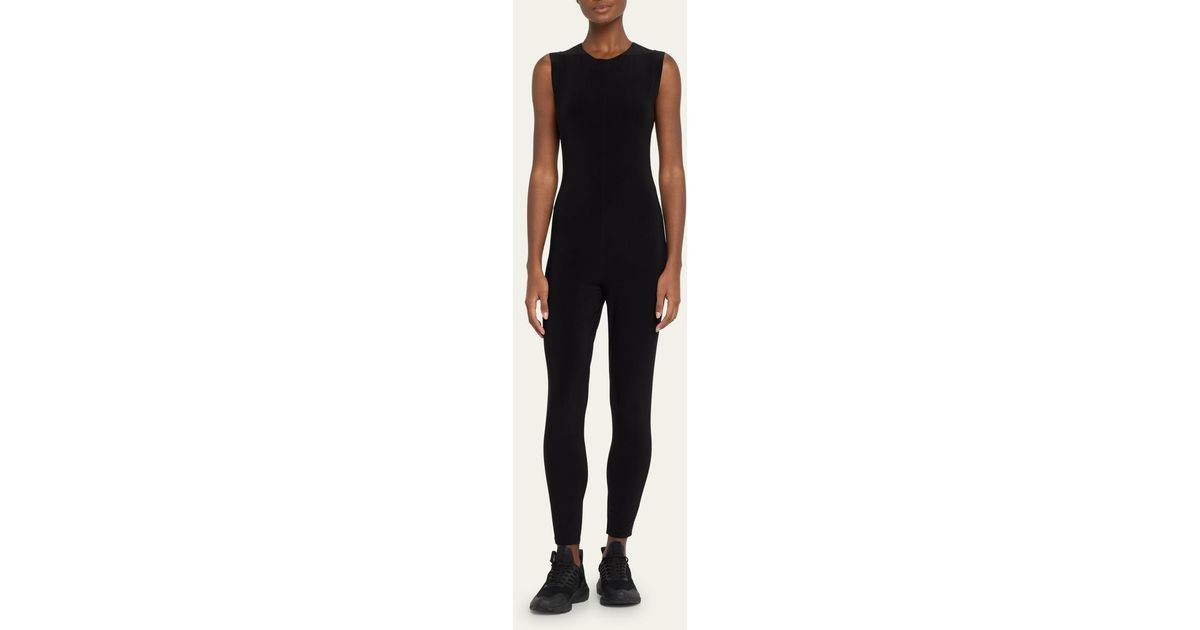 Norma Kamali Classic Catsuit in Black | Lyst