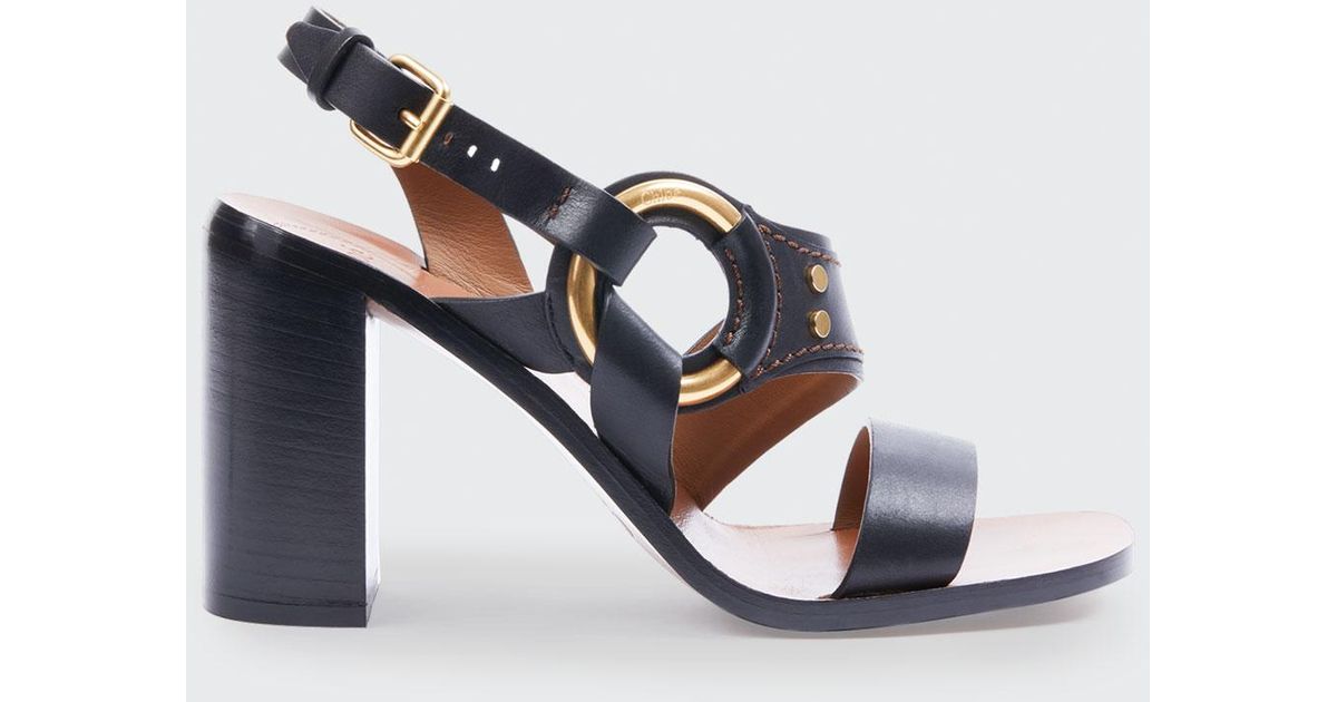 chloe heeled sandals